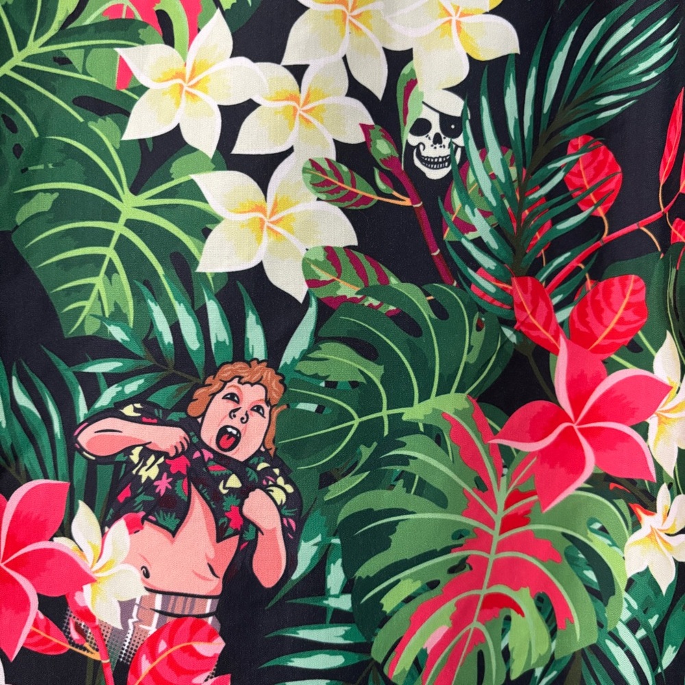 RSVLTS MENs “The Goonies” Truffle Shuffle Hawaiian Shirt - Picture 13 of 14
